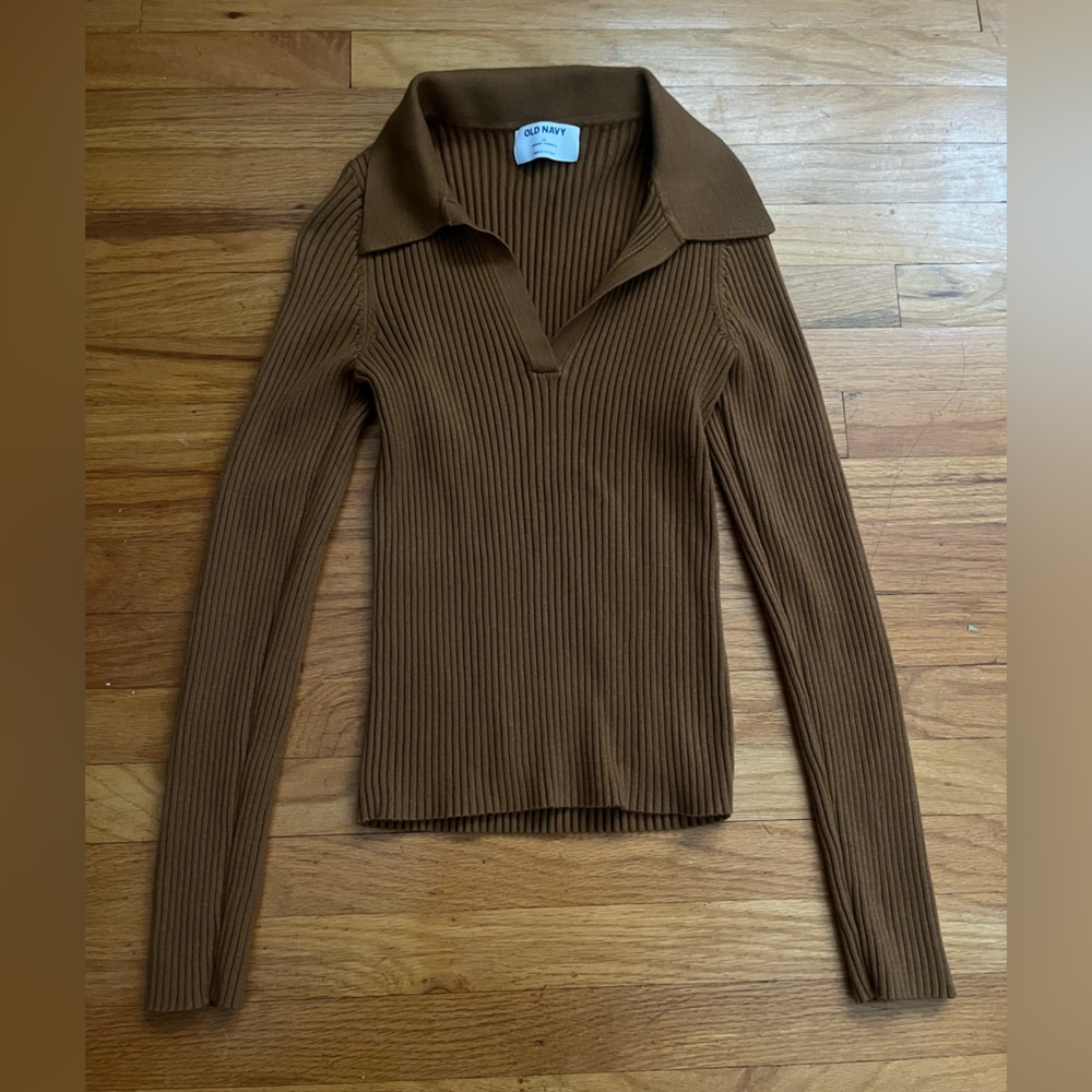 Carmel Brown Long Sleeve Thick Shirt